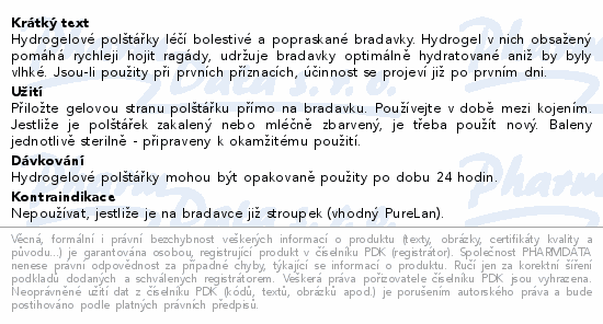 Medela polštářky hydrogelové hojicí ragády 4ks