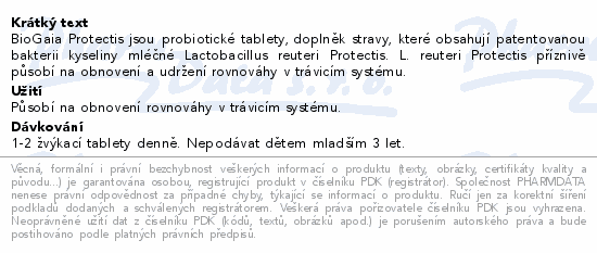 BioGaia Protectis 30 žvýkacích tablet