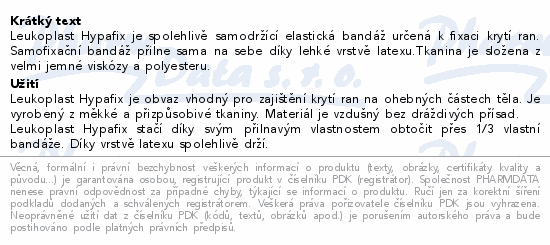 Leukoplast Hypafix samolep.obvaz 10cmx10m