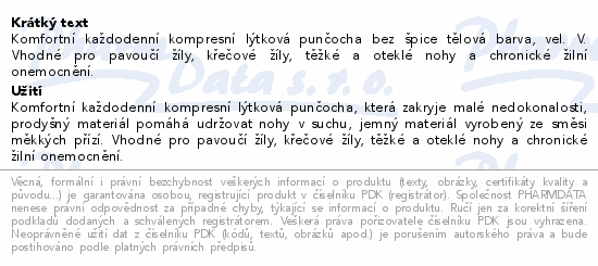 JOBST Opaque II.KT punč.lýtk.bez šp.vel.V tělové