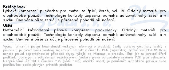 JOBST forMen Explore II.KT punč.lýtk.+šp.v.IV čer.