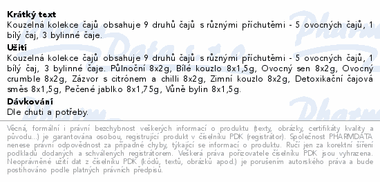 Megafyt Kouzelná kolekce čajů plech 9x8ks