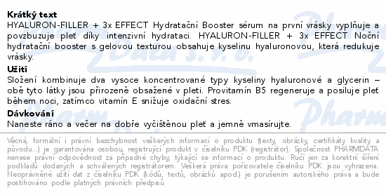 Eucerin HYALURON-FILL+3xEFFECT Booster Vánoce 2023