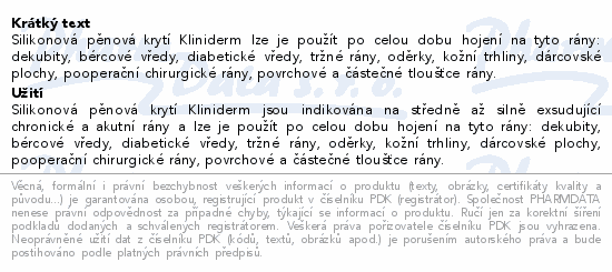 Pěn.silik.obvaz Kliniderm sacrum okr. 15x15cm 5ks