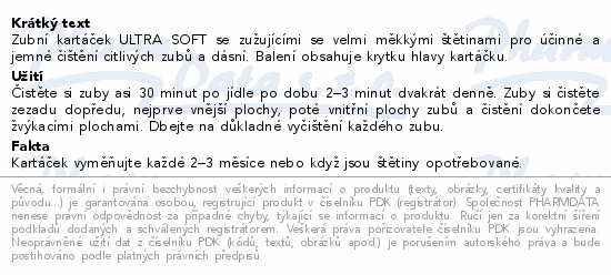 LIVSANE Sensitive Ultra Soft zubní kartáček 1ks