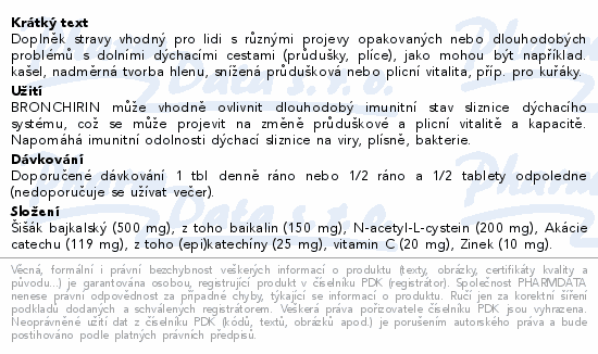 BRONCHIRIN tbl.30