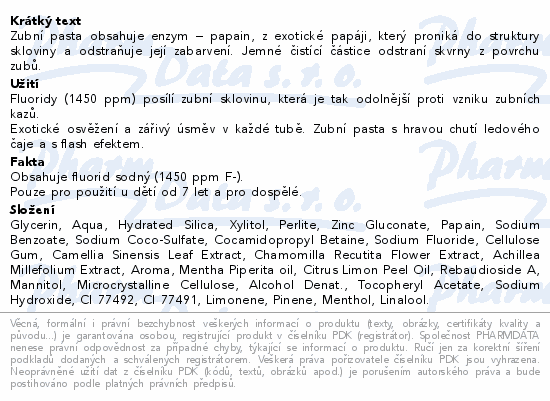 CHEEEES Lemon ice tea zubní pasta 60g