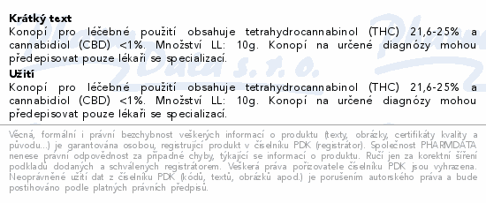 CANNABIS FLOS MeCann 24/1 PG 10g kód 9190000