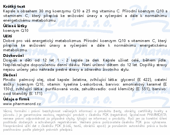Bioaktivní Q10 Super cps.60x30mg (Bio-Quinon Q10 c