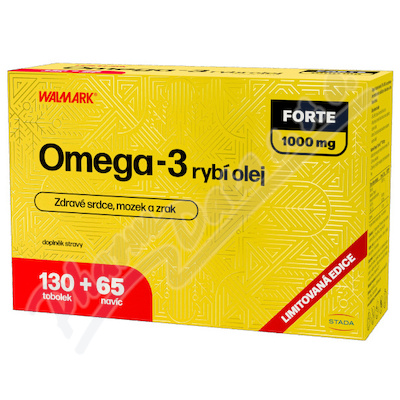 Walmark Omega 3 Forte 1000mg tob.130+65 Promo 2023