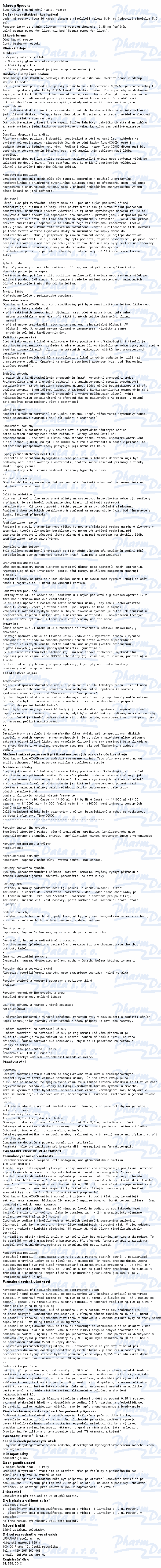 Timo-comod 0.5% oph.gtt.sol.2x10ml