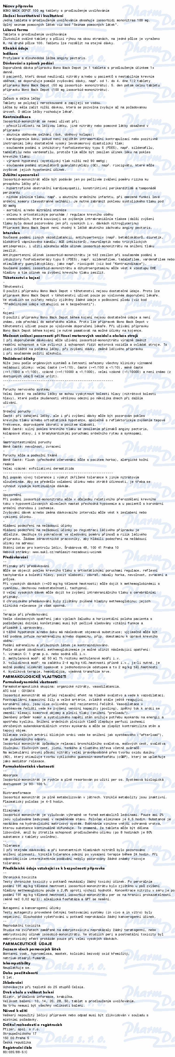 Mono Mack Depot por.tbl.pro.28x100mg