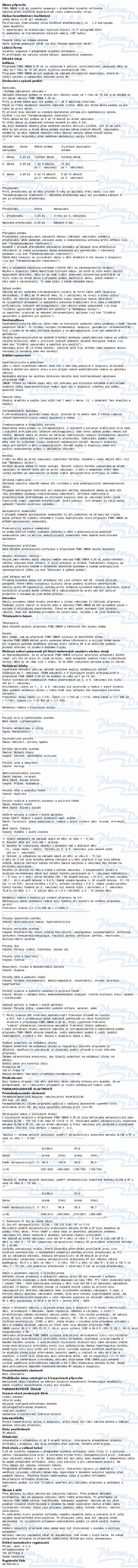 FSME-IMMUN 0.25ml inj.sus.isp.1x0.25ml/dáv.+J