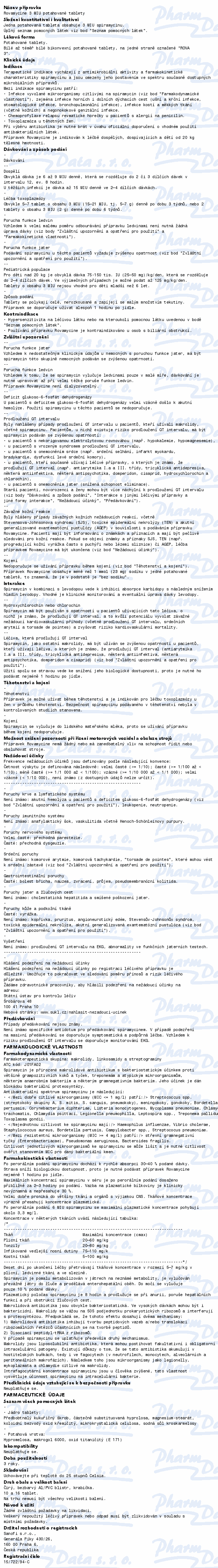 Rovamycine 3MIU tbl.flm.10