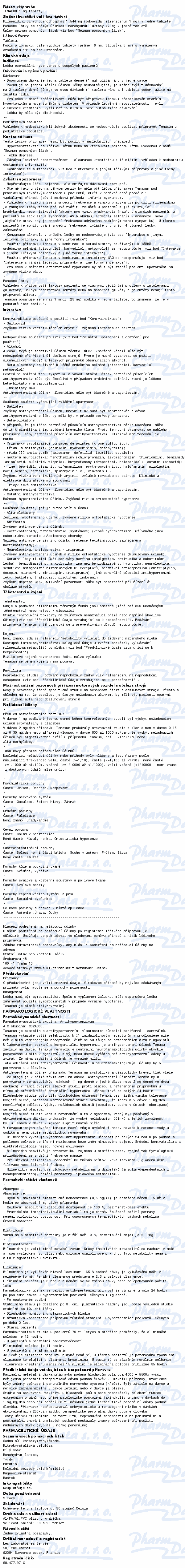 Tenaxum por.tbl.nob.30x1mg