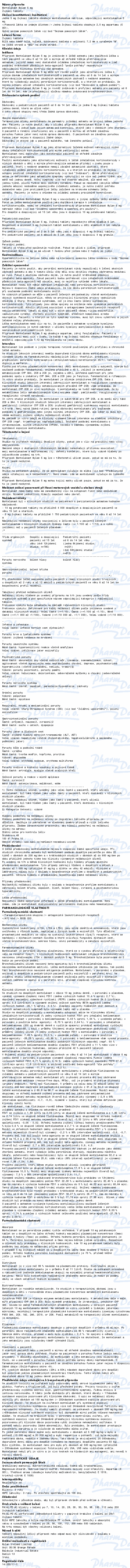 Montelukast Mylan 5mg tbl.mnd.100