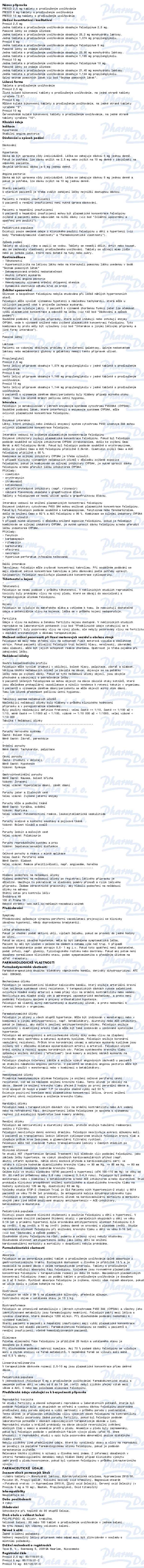 Presid 2.5mg tbl.pro.30