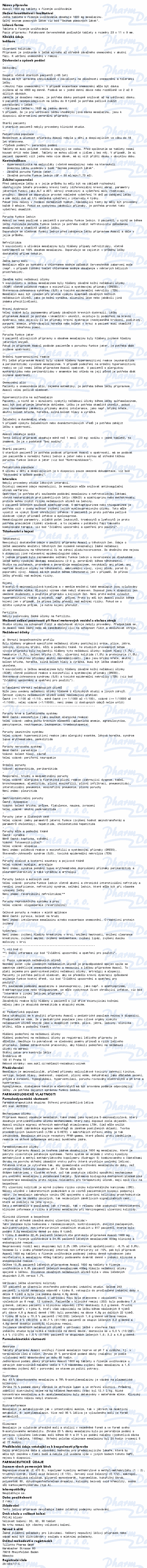 Asacol 1600mg tbl.ret.60x1600mg