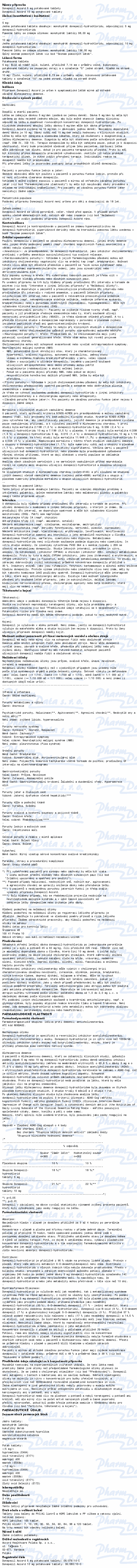 Donepezil Accord 5mg tbl.flm.28