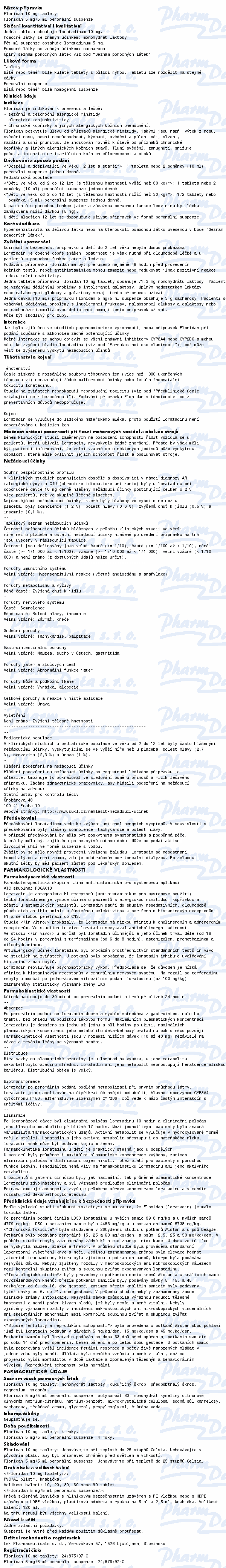 Flonidan 10mg Tablety por.tbl.nob.90x10mg