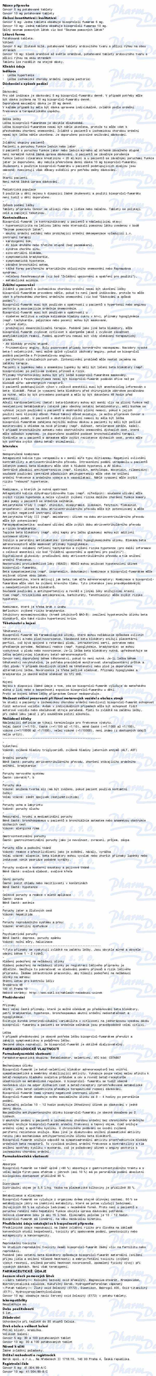 Concor 5mg tbl.flm.100