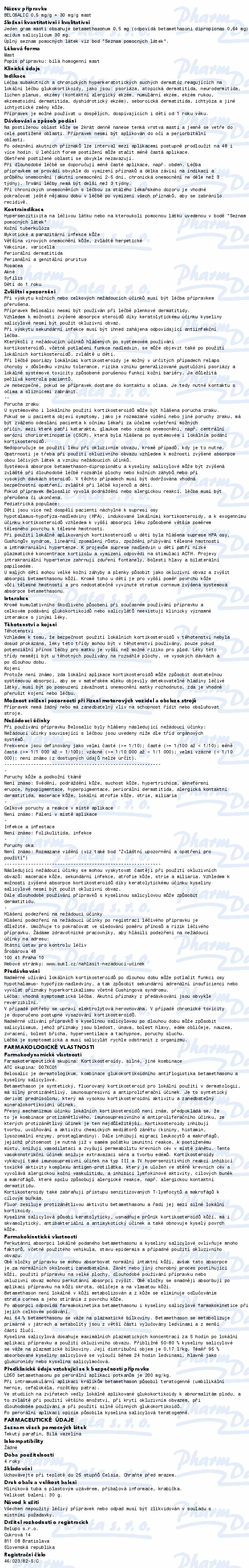 Belosalic drm.ung.1x30g