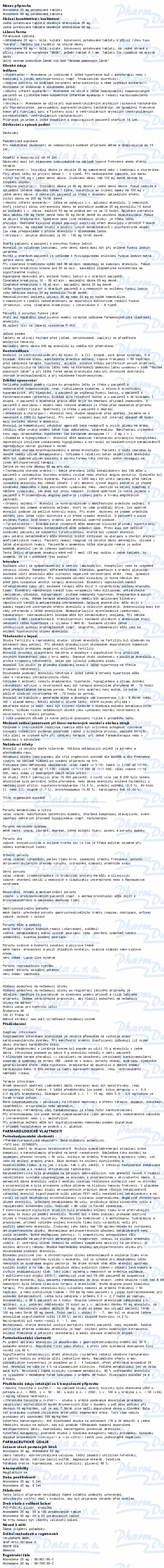 Atenobene 25mg tbl.obd.30