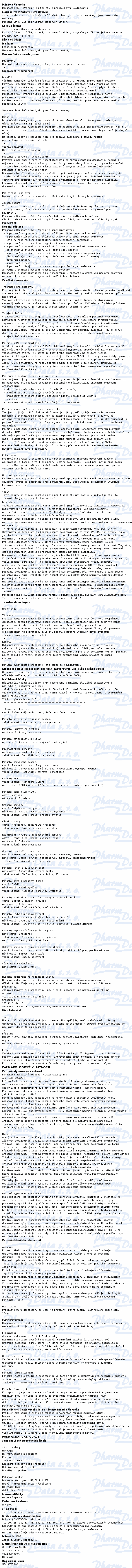 Doxazosin G.L.Pharma 4mg tbl.pro.98