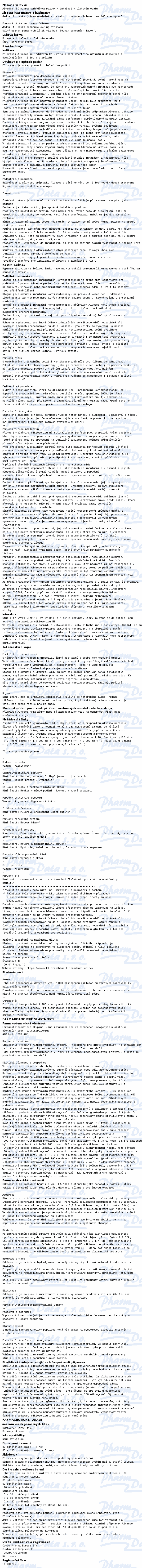Alvesco 160mcg/dáv inh.sol.pss.120dáv