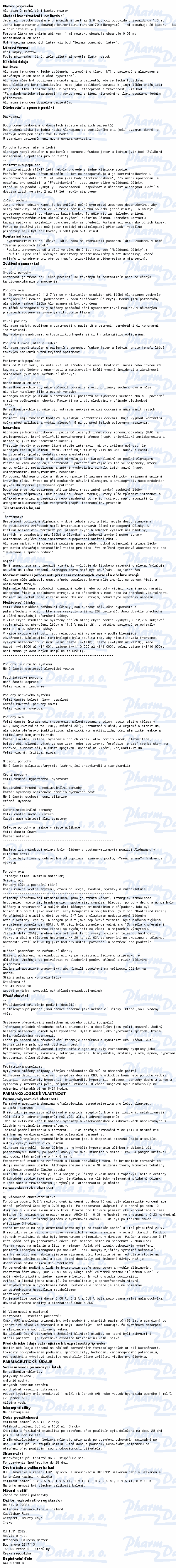 Alphagan 2mg/ml oph.gtt.sol.1x5ml I