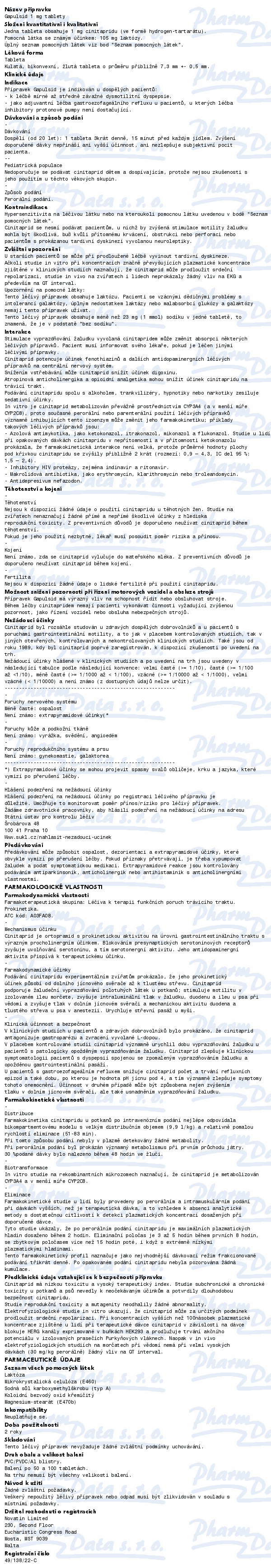 Gapulsid 1mg tbl.nob.50