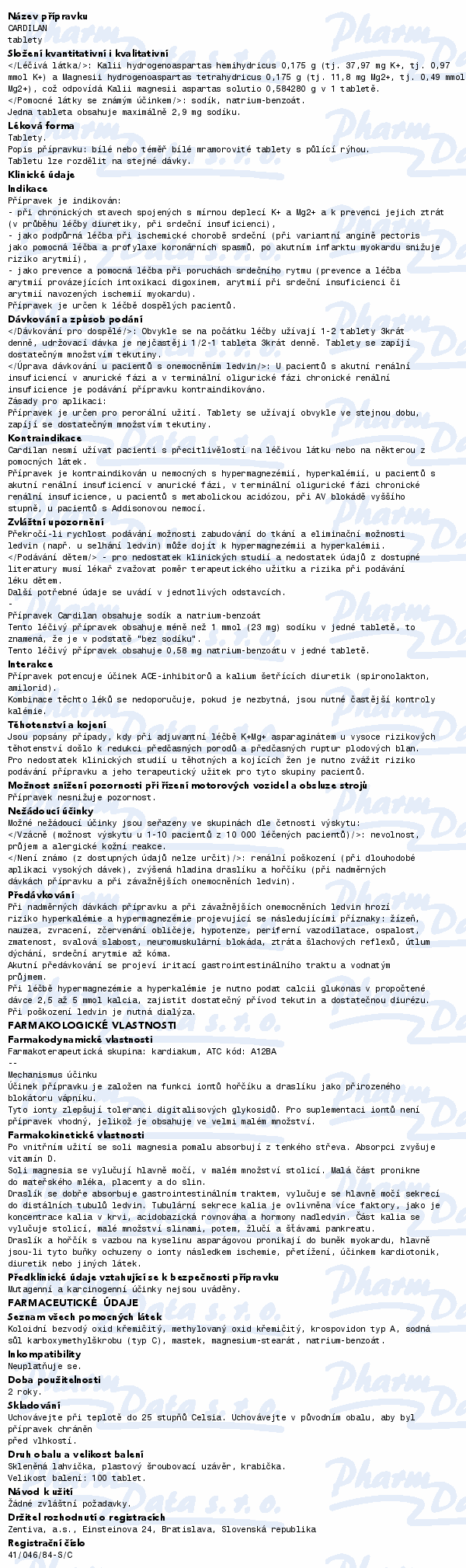 Cardilan tbl.100