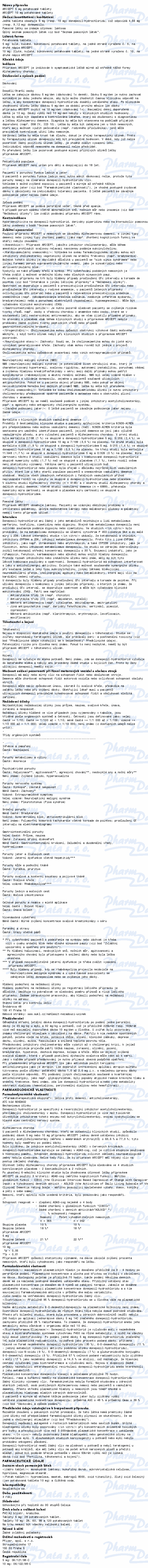 Aricept 5mg tbl.obd.28x5mg
